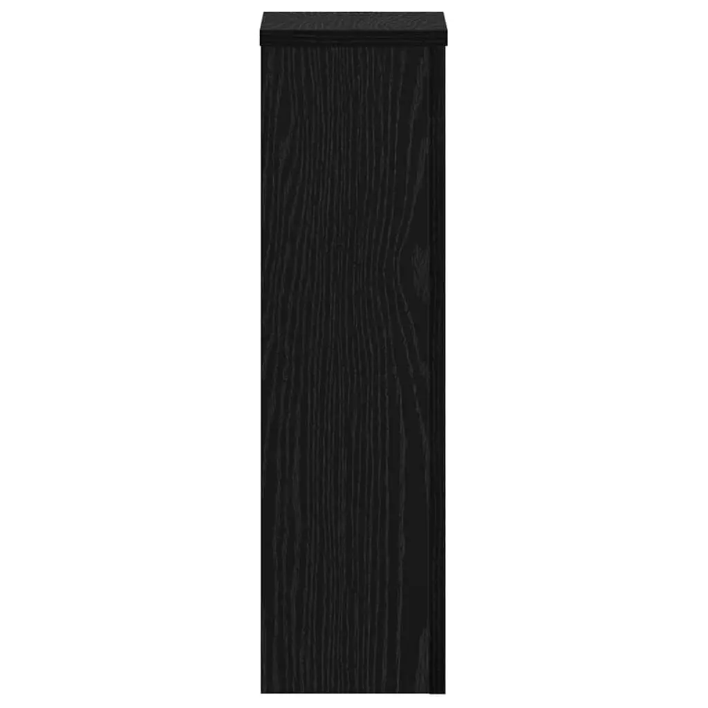 Plant Stand Indoor Outdoor 17x17x60cm 2 Pieces Black Modern Display