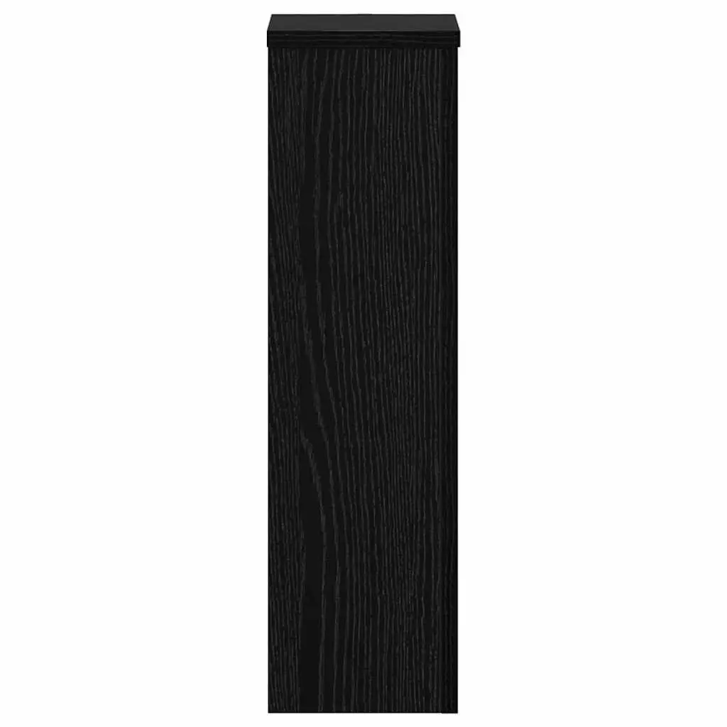 Plant Stand Indoor Outdoor 17x17x60cm 2 Pieces Black Modern Display