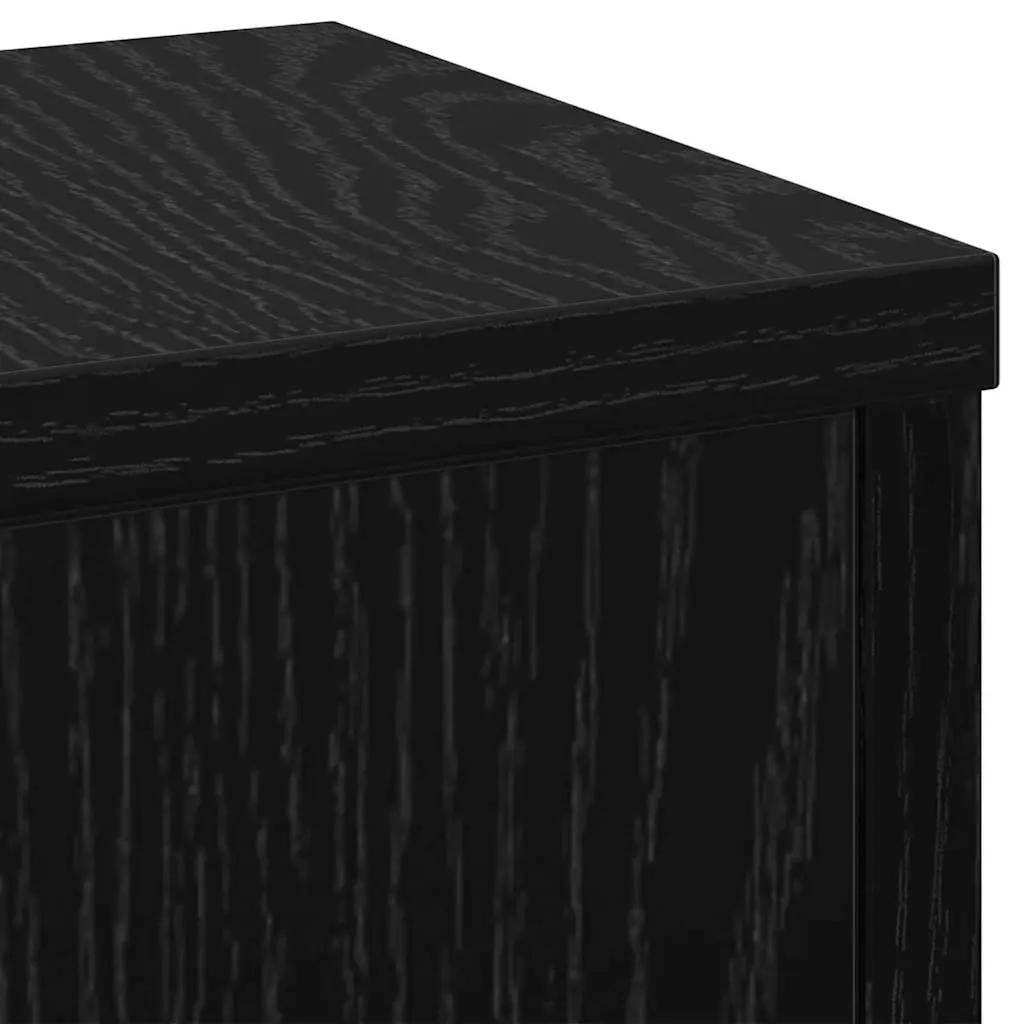 Plant Stand Indoor Outdoor 17x17x60cm 2 Pieces Black Modern Display