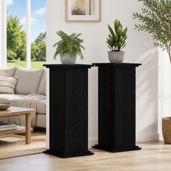 Plant Stand Specifications: Black Oak 33x33x80cm