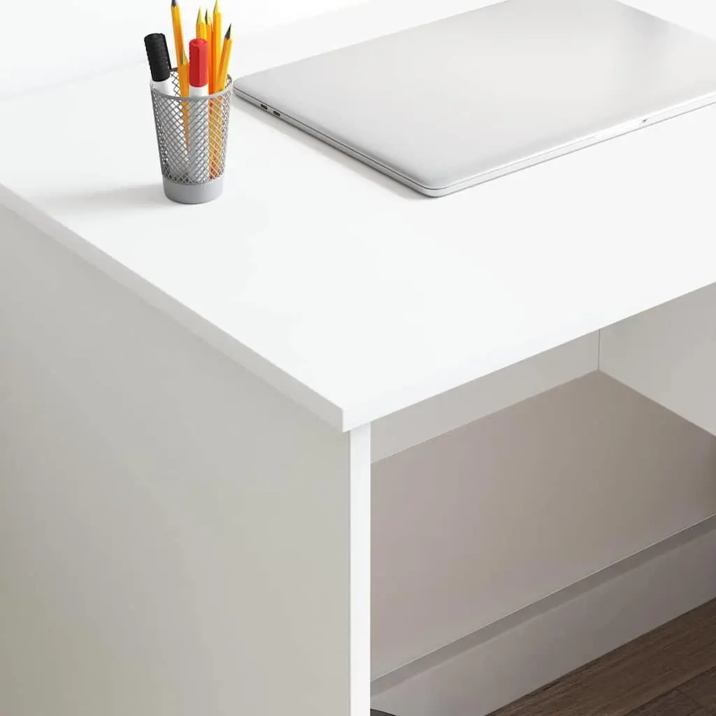 White Writing Desk with Drawer