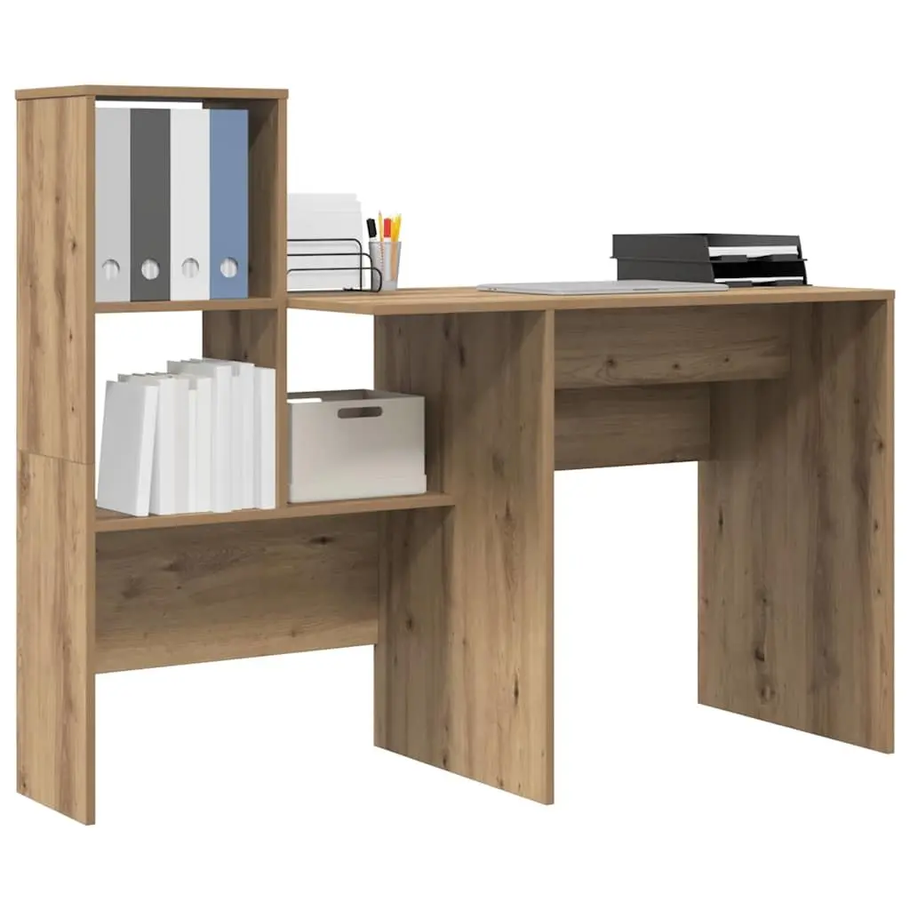 Brown Engineered Wood Desk