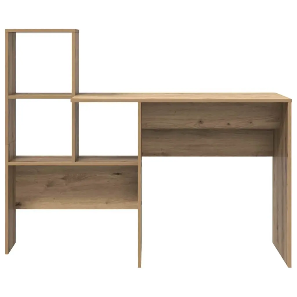 Brown Engineered Wood Desk
