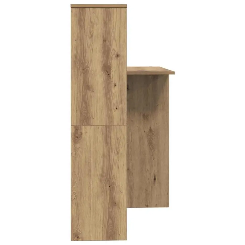 Brown Engineered Wood Desk
