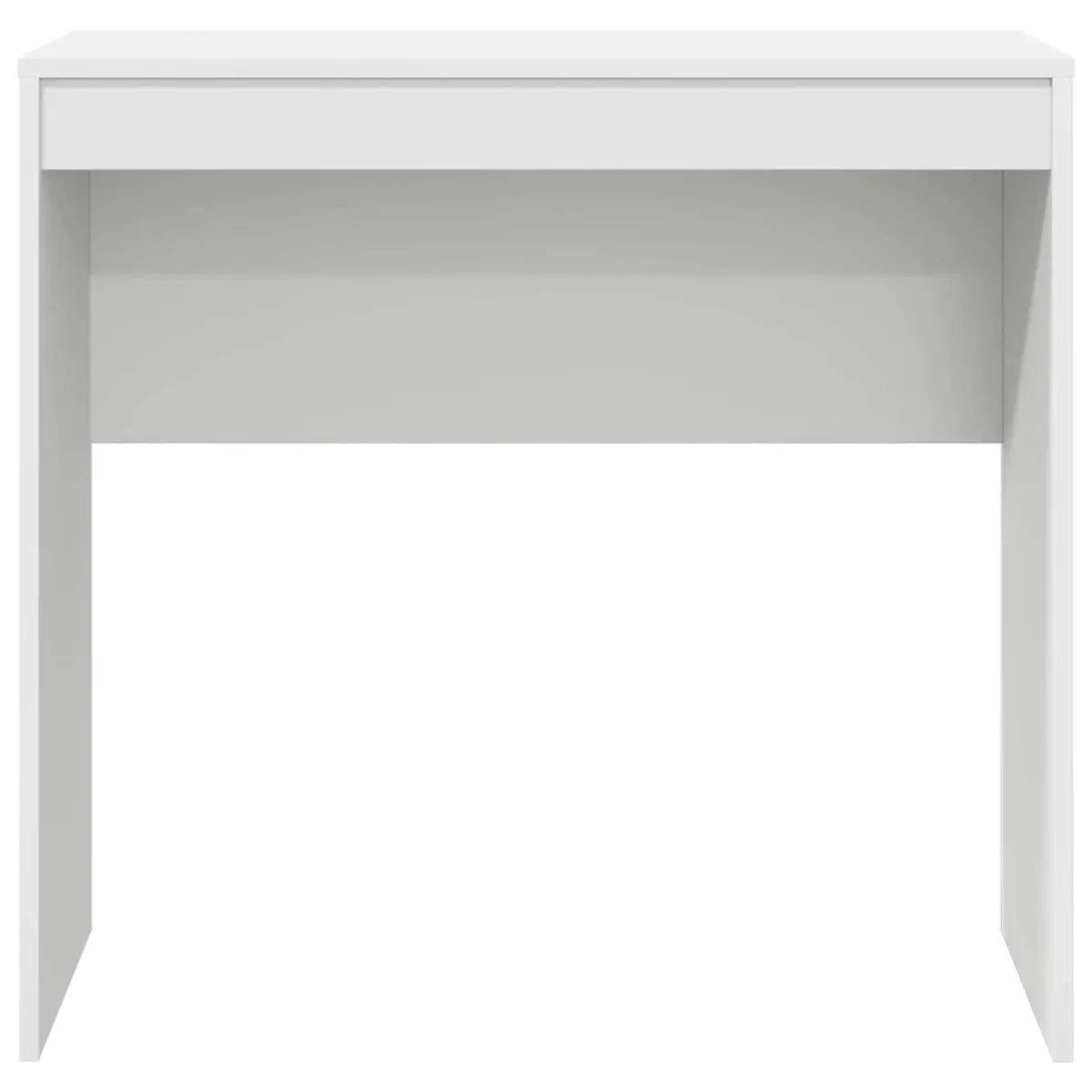 White Engineered Wood Writing Desk
