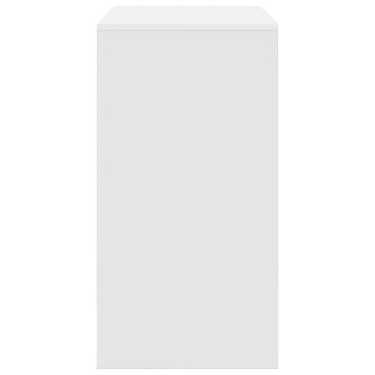 White Engineered Wood Writing Desk
