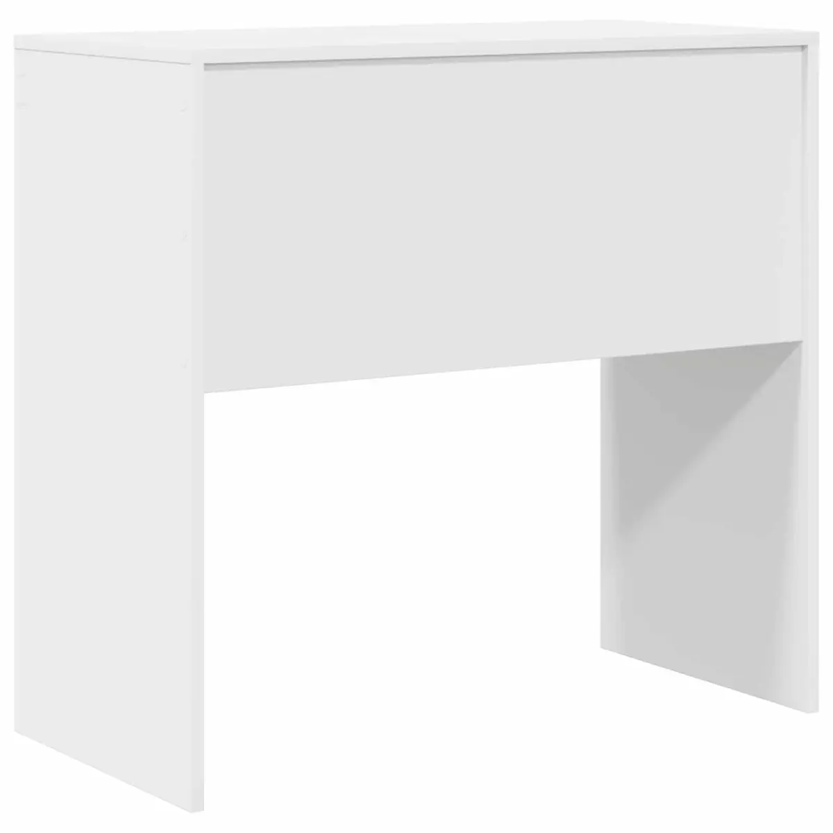 White Engineered Wood Writing Desk