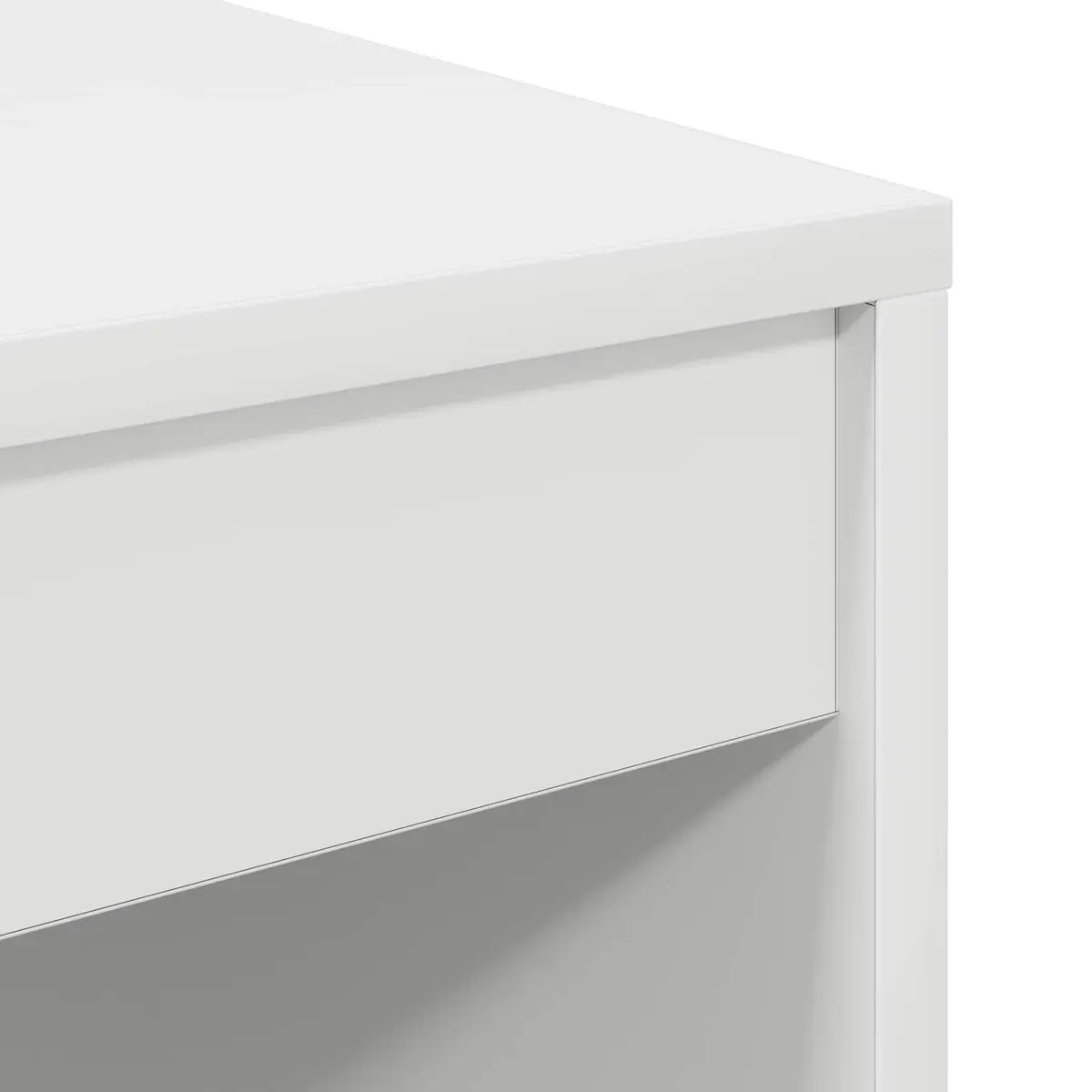 Writing Desk for Home Office Compact Size White