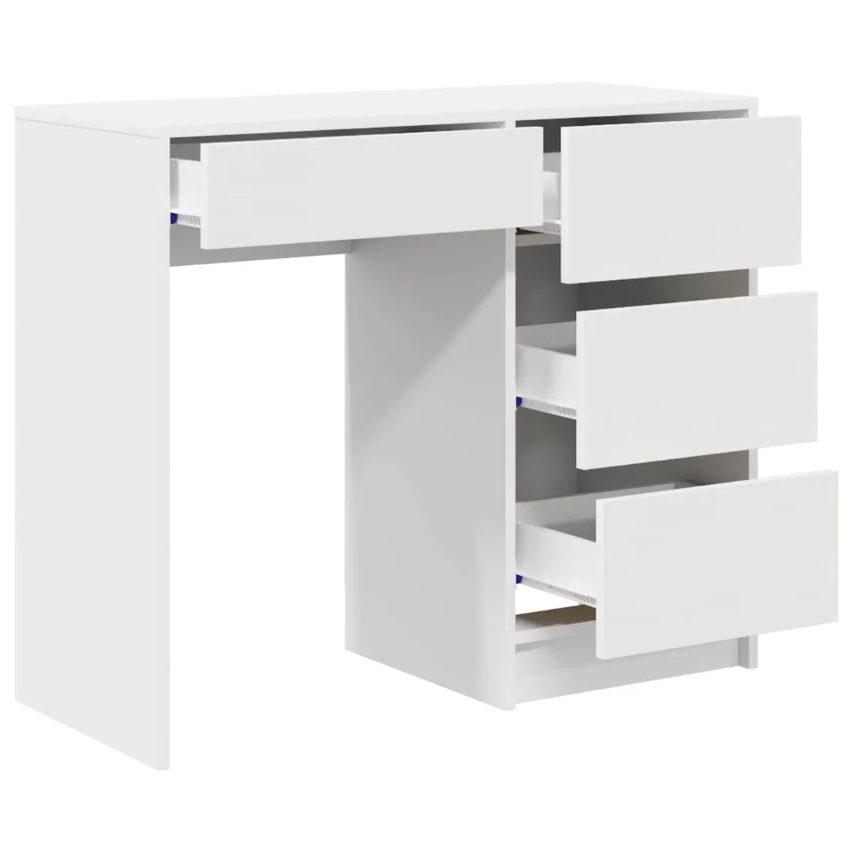White Computer Desk for Home Office 90 x 37.5 x 75 cm