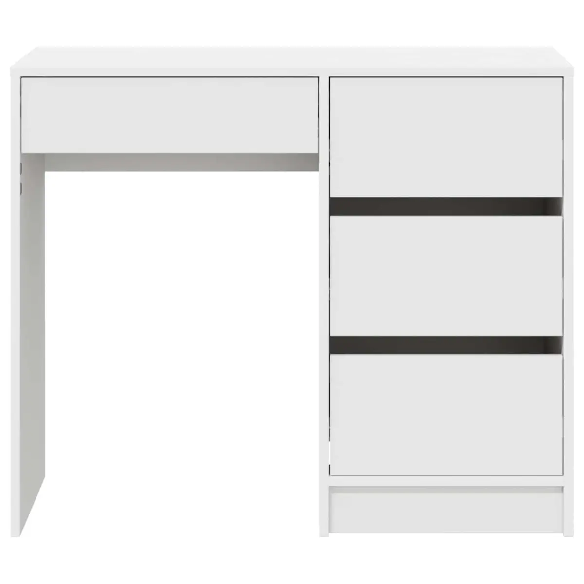 White Computer Desk for Home Office 90 x 37.5 x 75 cm
