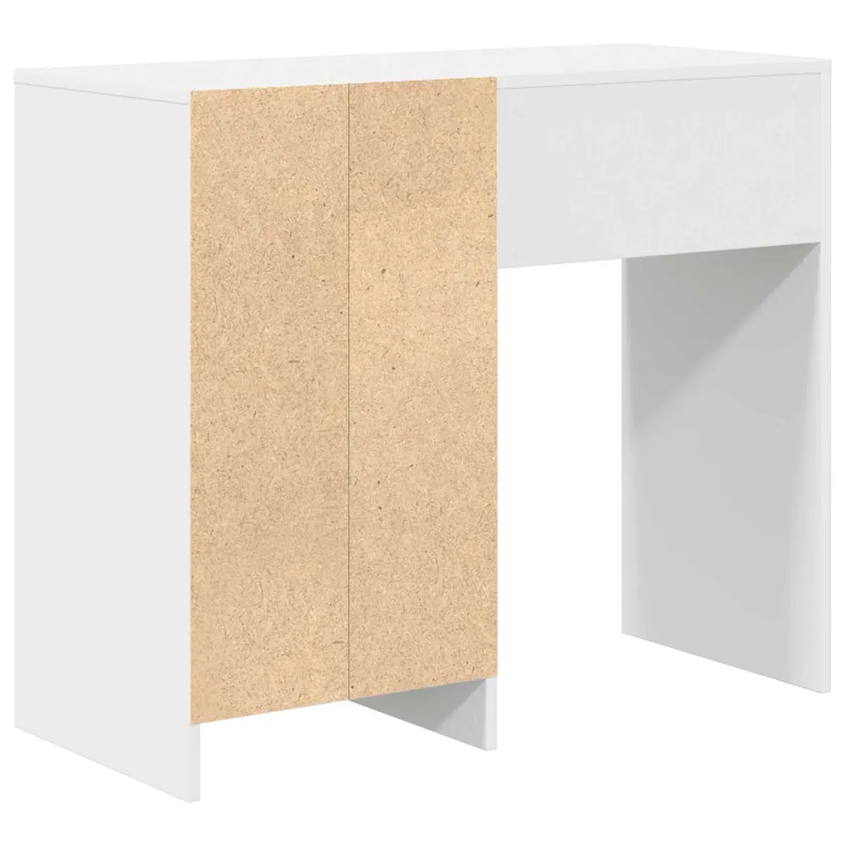 White Computer Desk for Home Office 90 x 37.5 x 75 cm