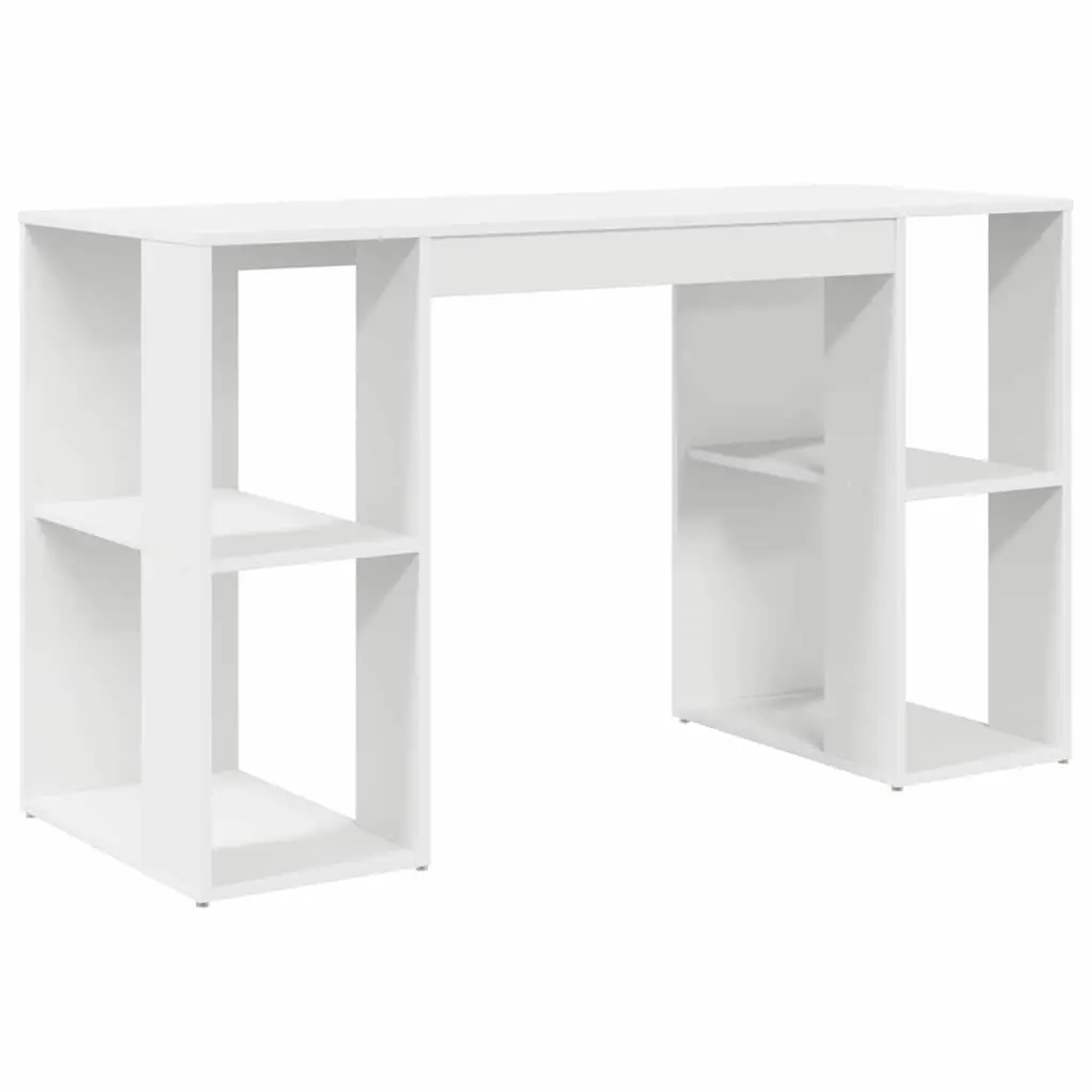 Desk for Home Office White 130 x 50.5 x 75 cm