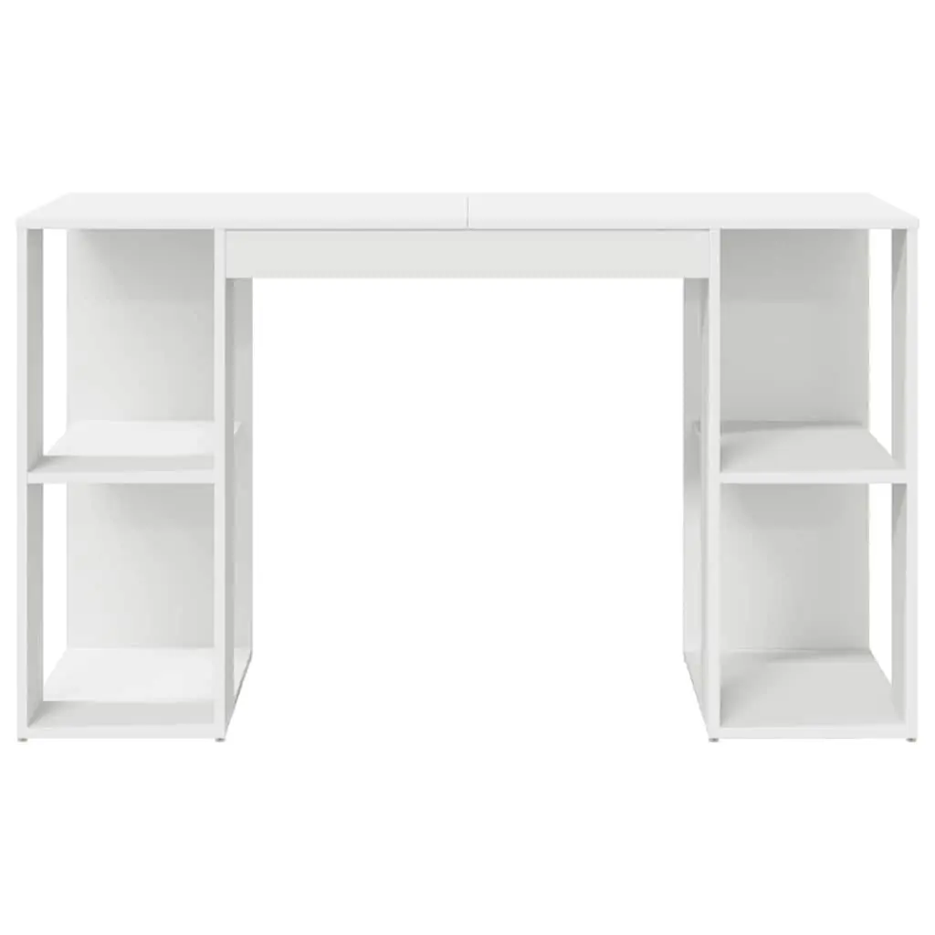 Desk for Home Office White 130 x 50.5 x 75 cm
