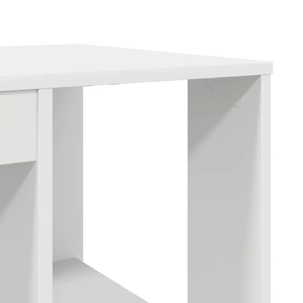 Desk for Home Office White 130 x 50.5 x 75 cm