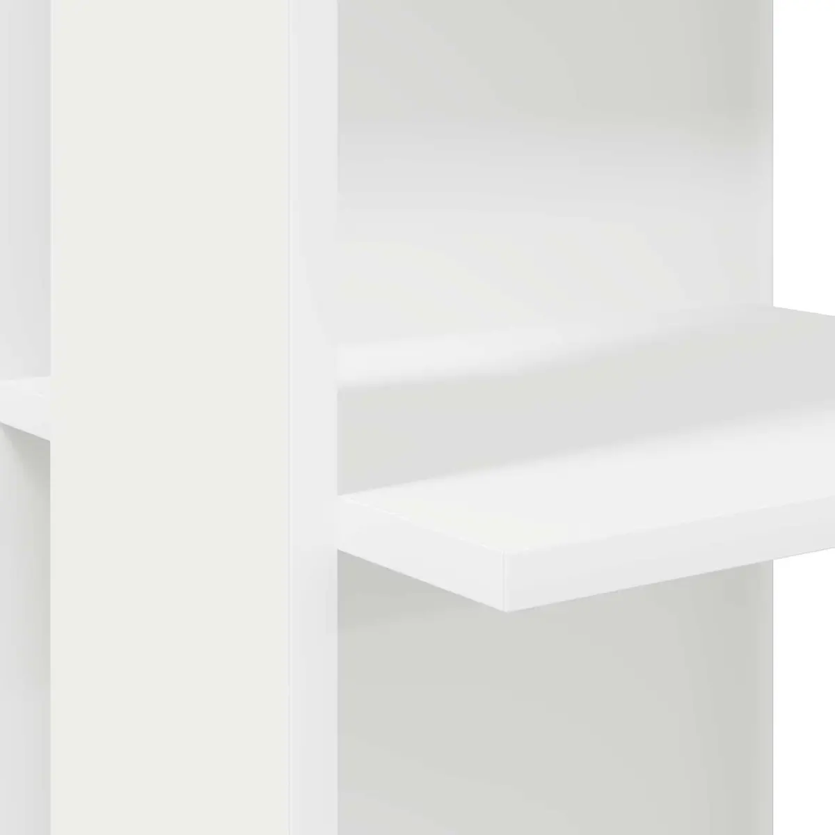 Corner Desk Home Office 140 x 113.5 x 75 cm White Engineered Wood Workstation