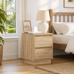 Specifications for Brown Bedside Cabinet Set - 39 x 34.5 x 50 cm