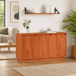 Specifications of Brown Oak Sideboard 111x34x60cm