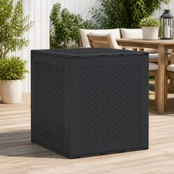 Anthracite Outdoor Storage Box Dimensions 55x53x57cm