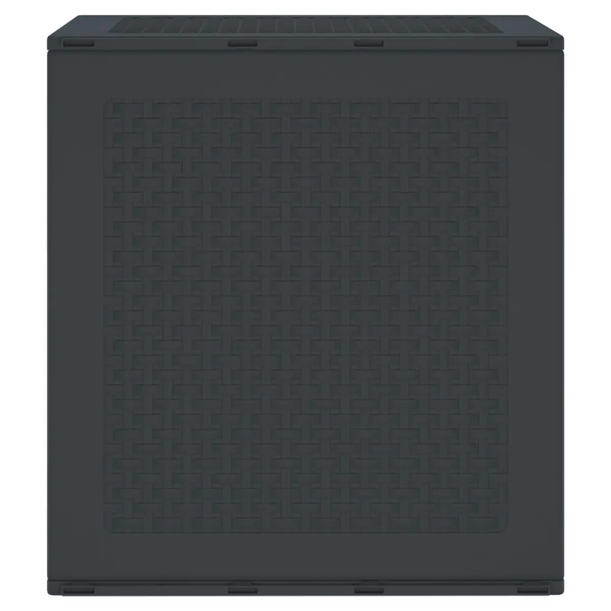 Outdoor Storage Box Anthracite 55x53x57cm Garden Deck Patio Organiser Container