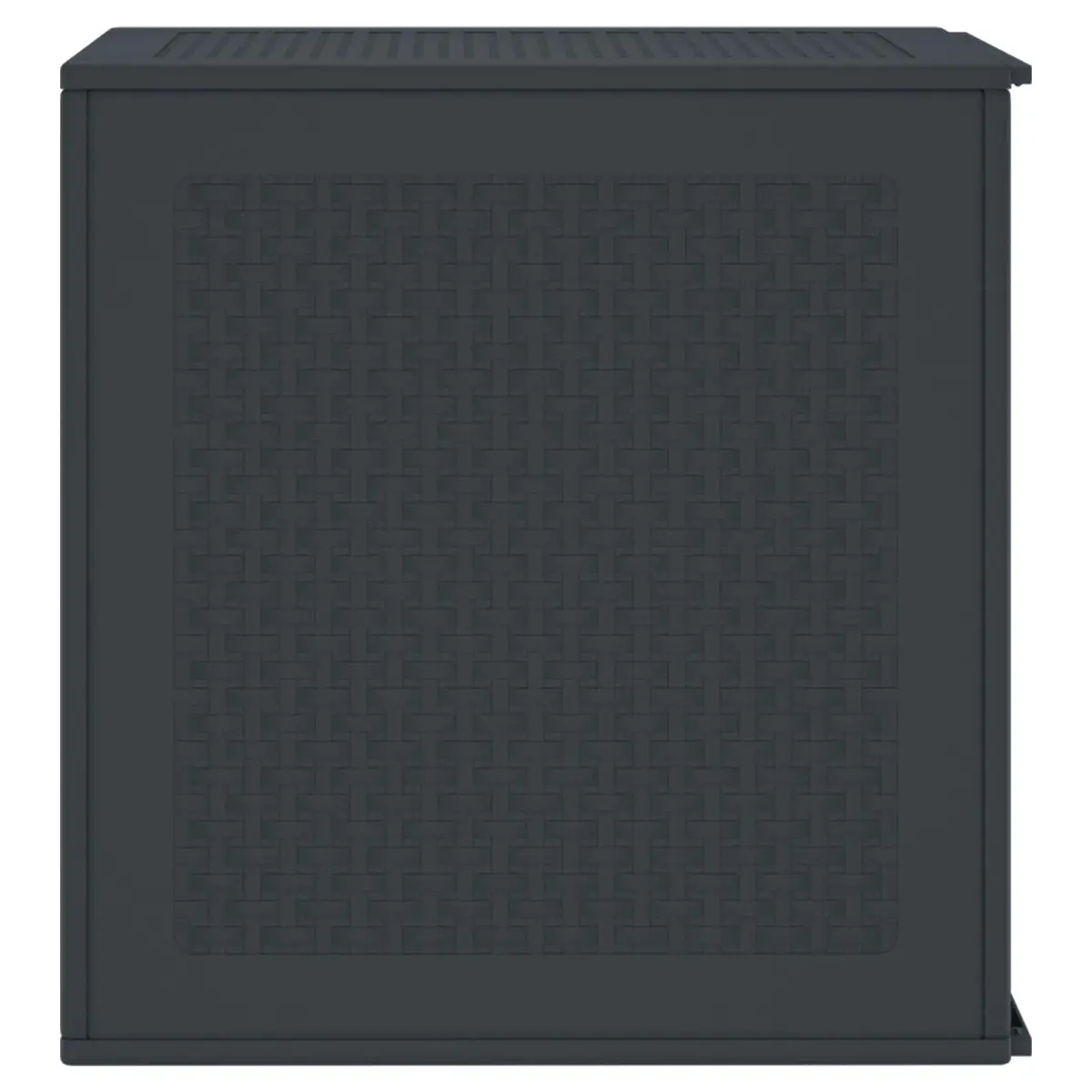 Outdoor Storage Box Anthracite 55x53x57cm Garden Deck Patio Organiser Container