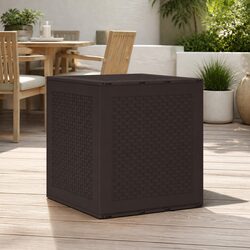 Garden Storage Box Specifications: 55x53x57cm, Brown