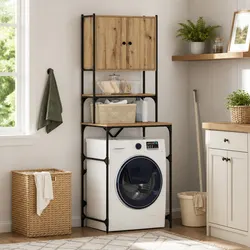 Wooden Washing Machine Cabinet Dimensions and Specs