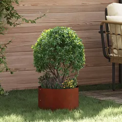5-Piece Round Planter Ring Set - Steel, 30 x 30 x 20 cm
