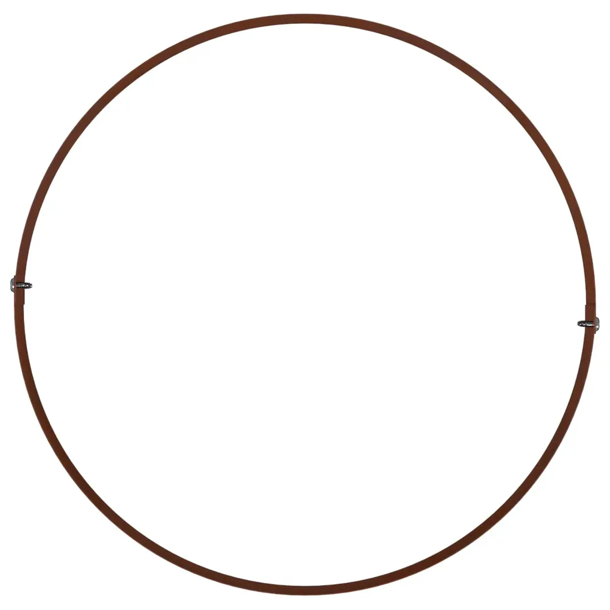 Planter Ring 5 pcs Brown Steel 30 x 30 x 20 cm Round Garden Bed Border Frame