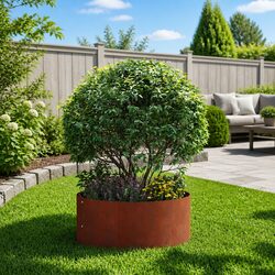 Specifications of Round Outdoor Steel Planter Ring, 40cm