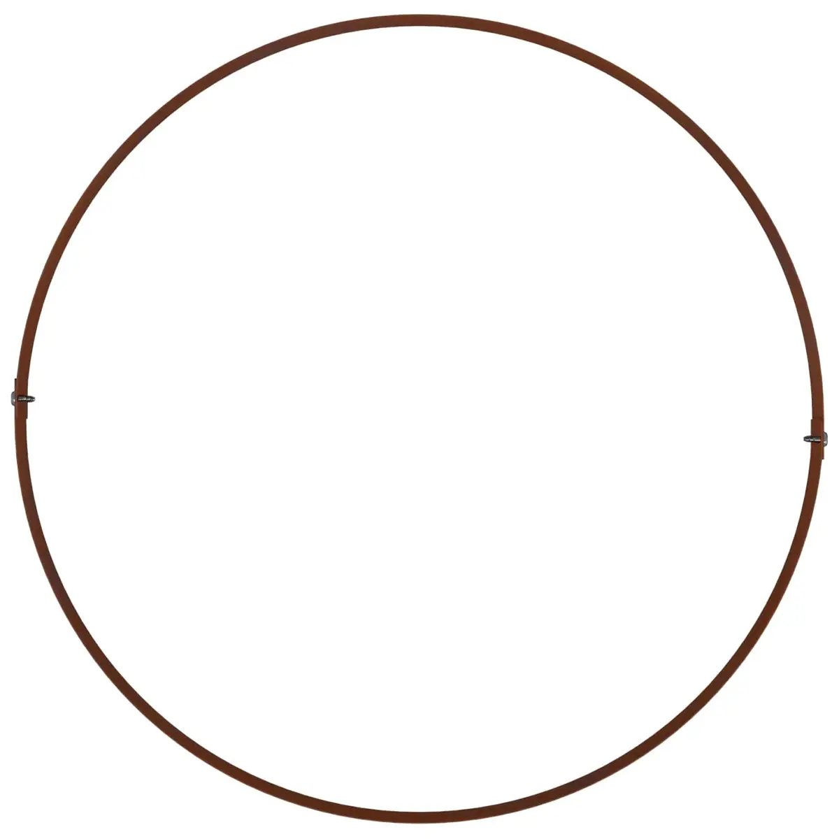 Planter Ring Outdoor Garden 40 x 40 x 20 cm Steel Brown 5 Piece