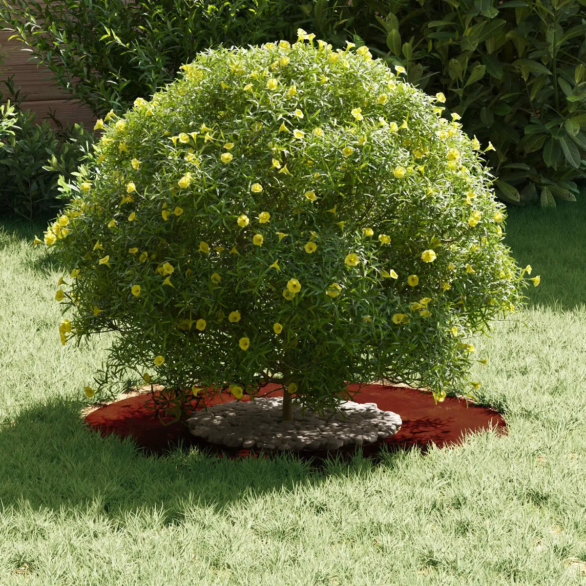 Decorative Tree Ring Garden Protection 30/60 cm Brown Outdoor Landscaping