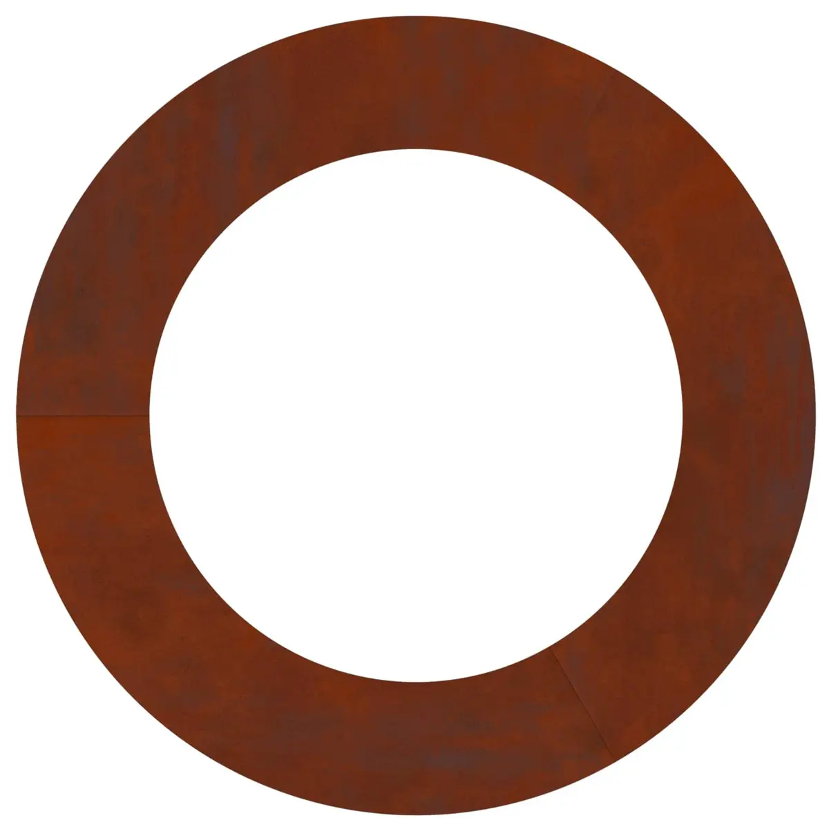 Tree Ring Set 5 pcs Rusty Brown Outdoor Garden Flat Base Protection Ø60/90cm