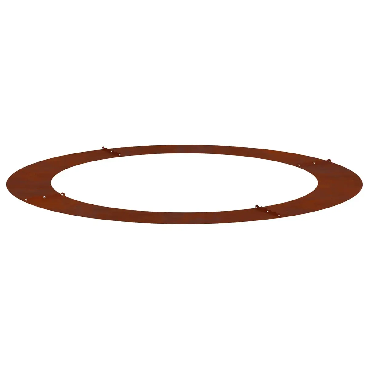 Decorative Tree Ring Flat Design Rusty Brown Garden Outdoor Landscaping Edging