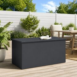 Specifications of Anthracite Steel Garden Storage Box 100x50.5x50cm