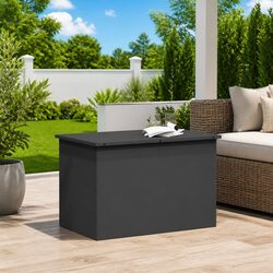 Cushion Storage Box with Gas Lift Lid - 80x50cm Steel