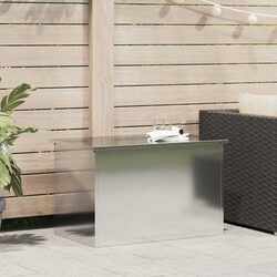 Garden Storage Box 80 x 50.5 x 50 cm in Steel