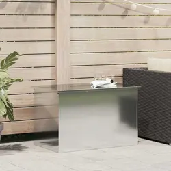 Garden Storage Box 80 x 50.5 x 50 cm in Steel