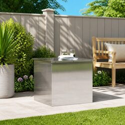 Steel Garden Storage Box - Dimensions 55x50.5x50cm