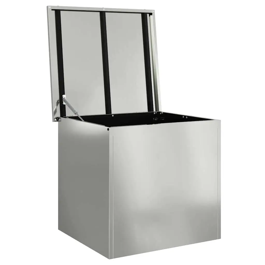 Garden Storage Box Outdoor Steel 55x50.5x50cm