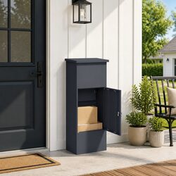 Parcel Drop Box Specifications: Steel Anthracite Design