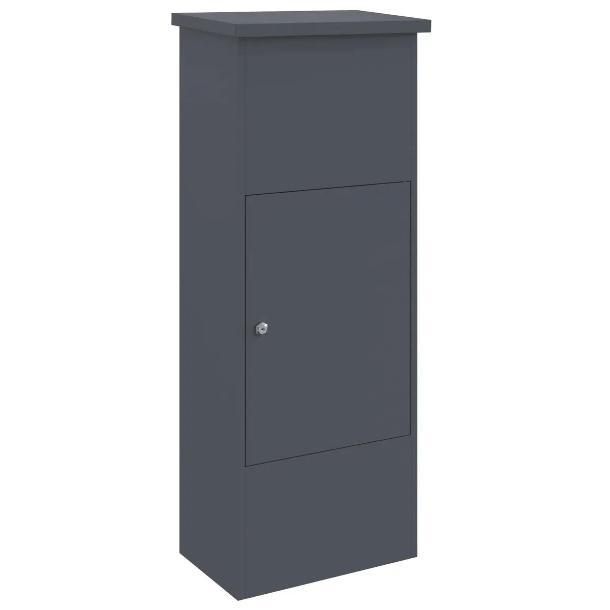 Parcel Drop Box with Door Anthracite 44.5 x 29 x 110.5 cm Steel Outdoor
