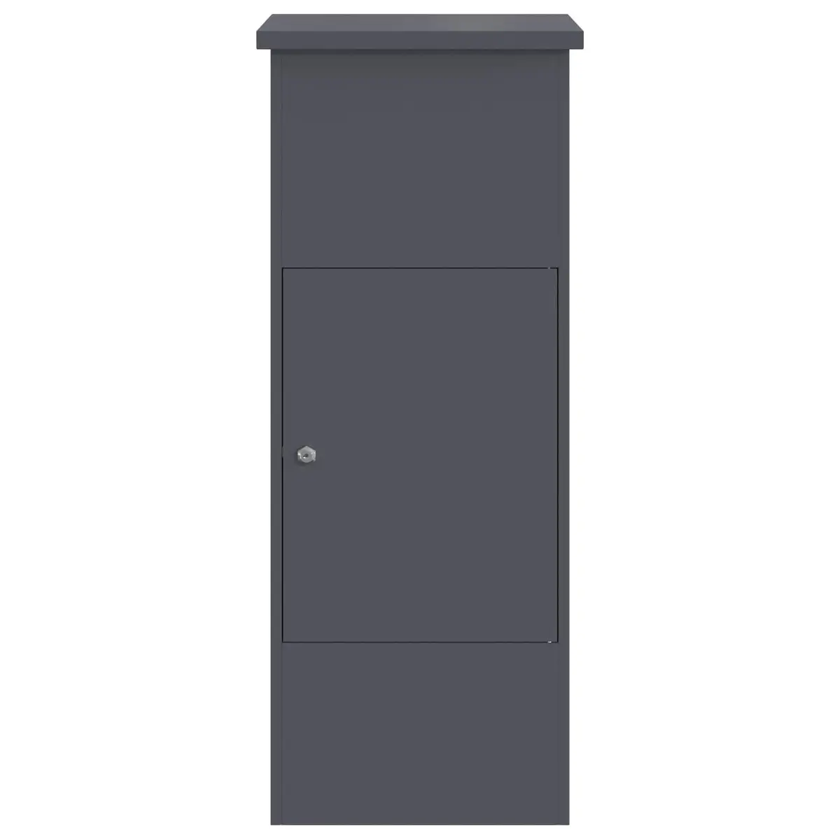 Parcel Drop Box with Door Anthracite 44.5 x 29 x 110.5 cm Steel Outdoor