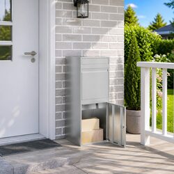 Specifications of Outdoor Parcel Drop Box in Silver Steel