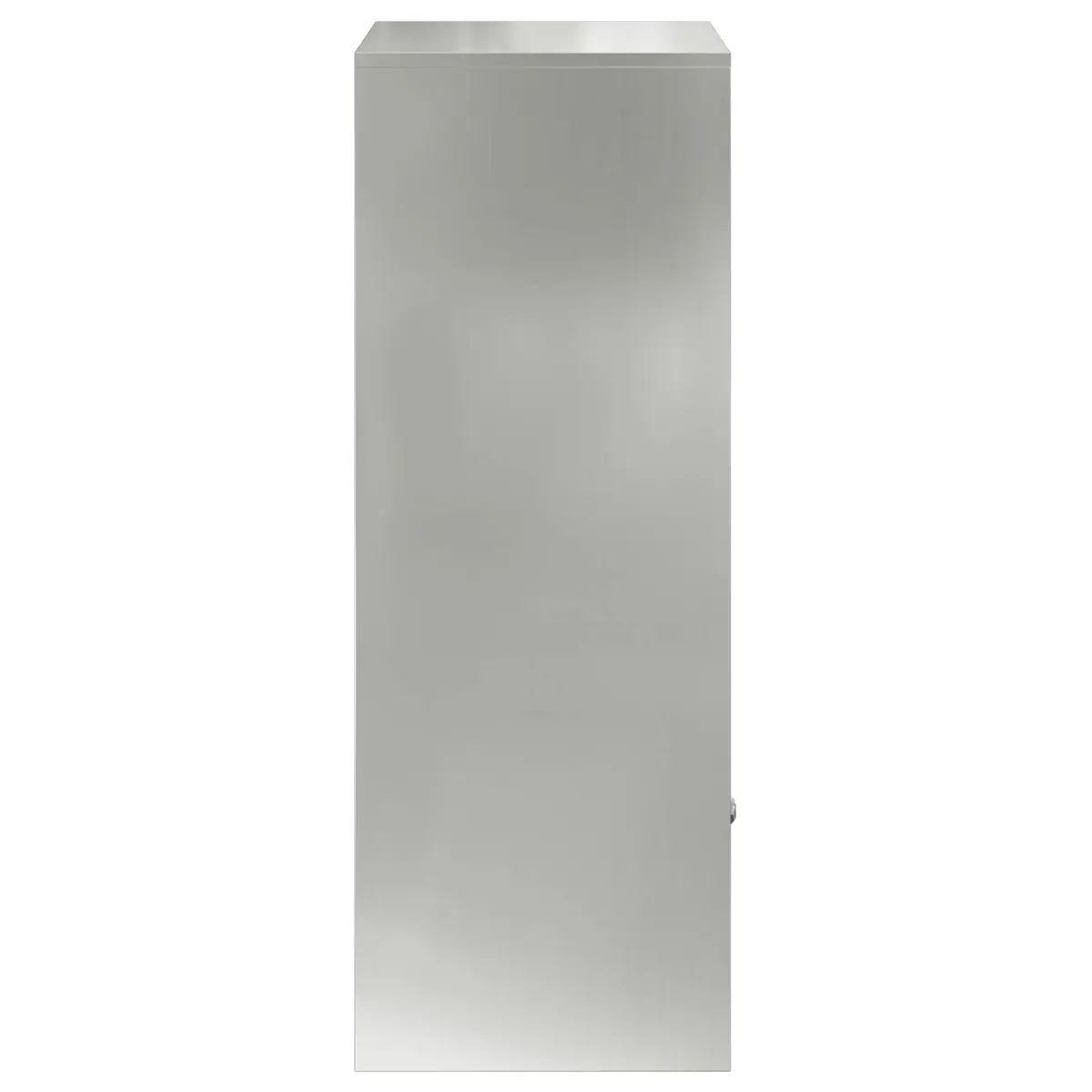 Outdoor Parcel Drop Box in Silver Steel