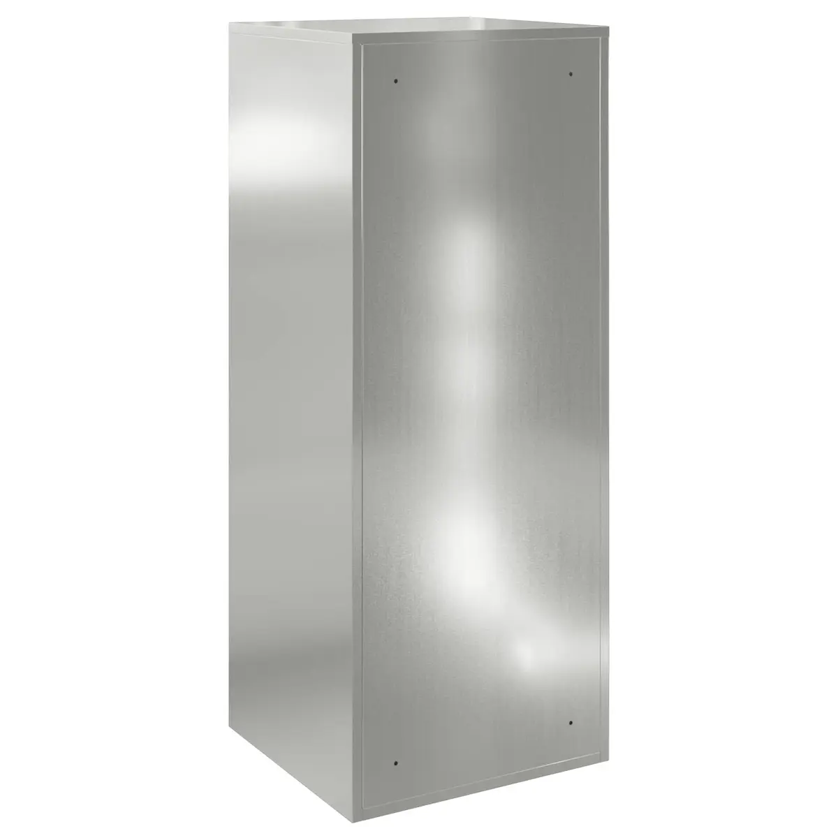 Outdoor Parcel Drop Box in Silver Steel