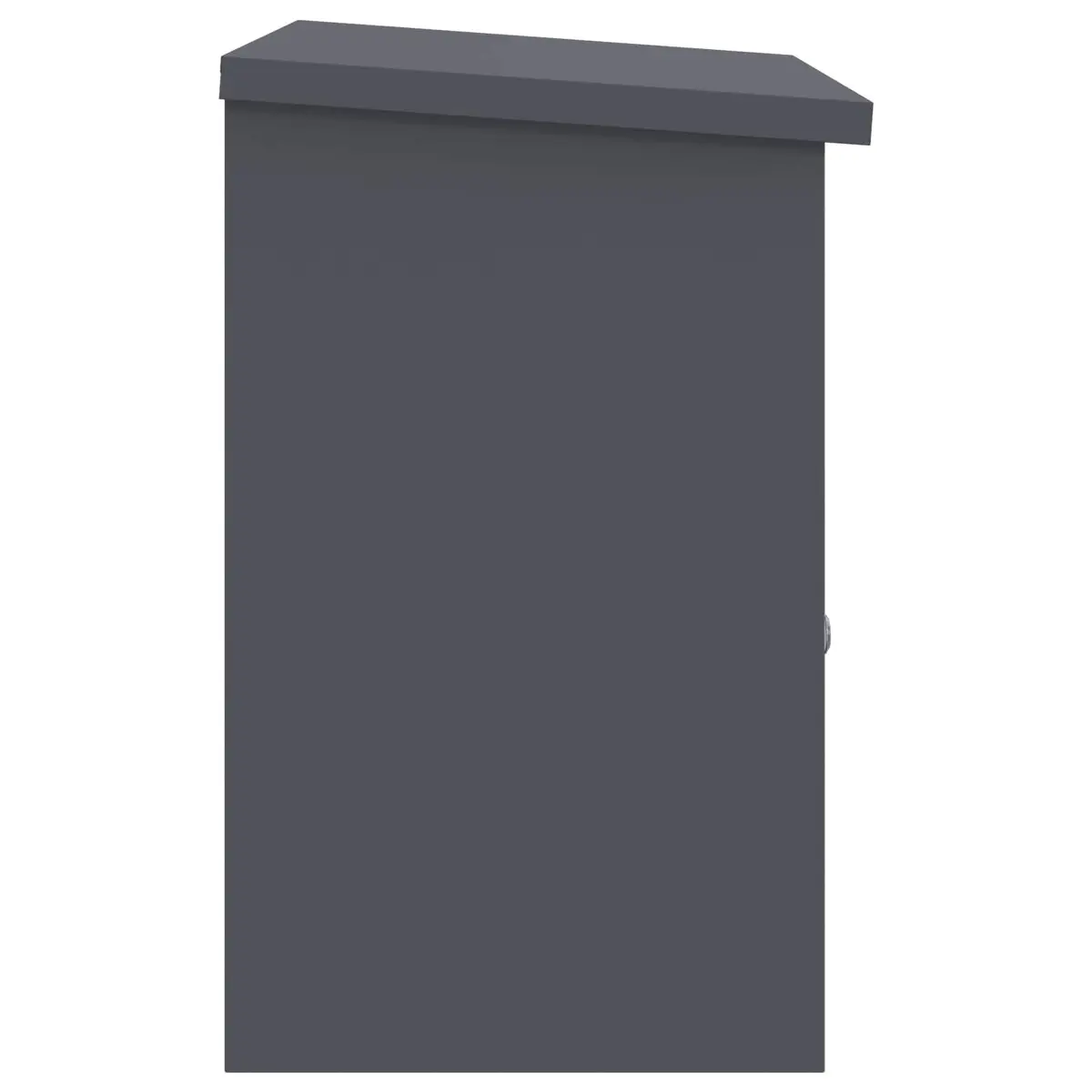 Parcel Drop Box with Storage Deadbolt Lock Weatherproof Steel Outdoor Garden