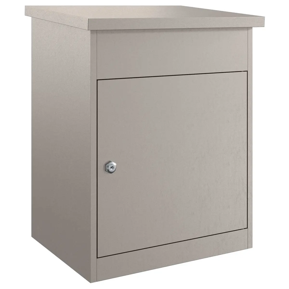 Parcel Drop Box Outdoor Garden Security Weatherproof Steel 47.5x38x59cm