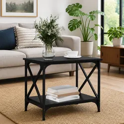 Coffee Table Specifications: Black Oak, 55cm Dimensions