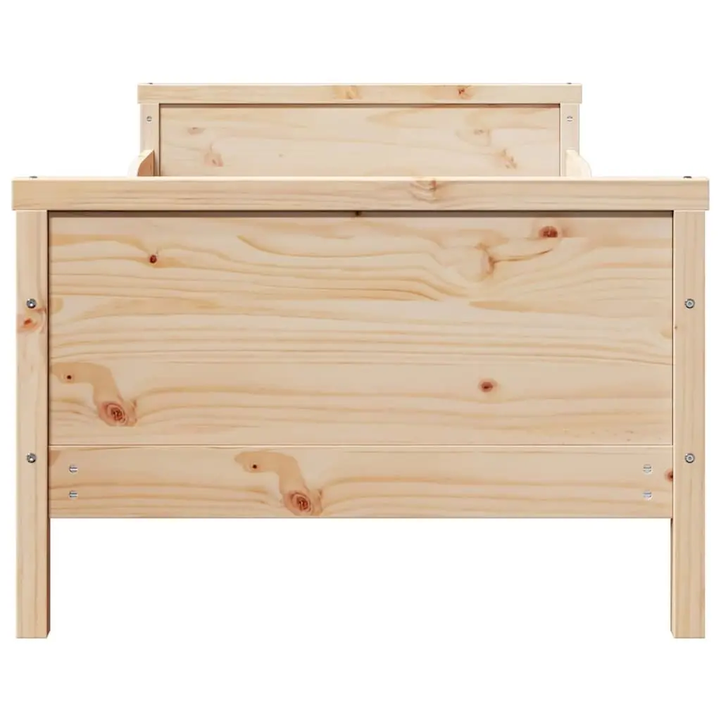 Bed Frame for Kids Bedroom with Headboard and Footboard Engineered Wood 80 x 200 cm