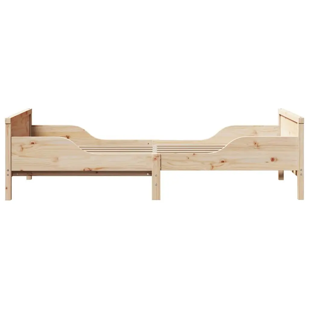 Bed Frame for Kids Bedroom with Headboard and Footboard Engineered Wood 80 x 200 cm
